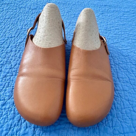Beatrice Valenzuela Cajeta Clogs – Musk Brown Leather – Women’s Size 10 - Picture 4 of 10